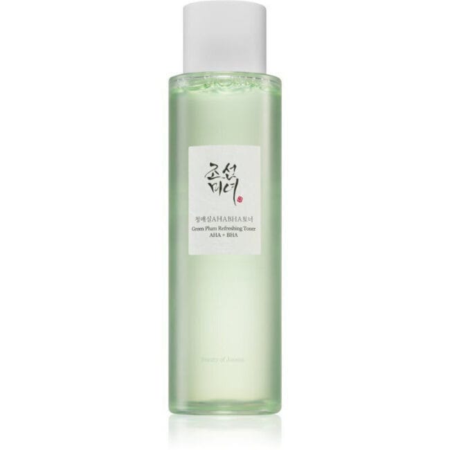 Beauty of Joseon Green Plum Refreshing Toner AHA BHA 150ml Λοσιόν τόνωσης προσώπου Beauty of Joseon με πράσινο δαμάσκηνο, AHA και BHA 150ml