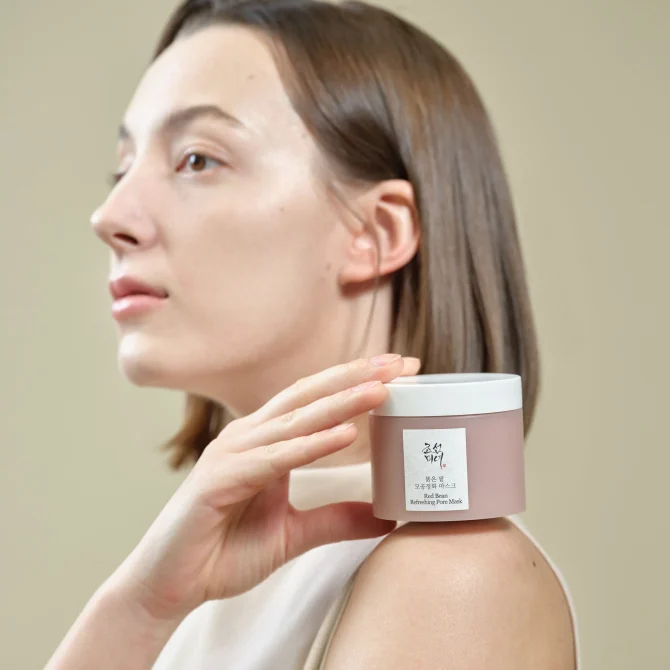 Beauty of Joseon Red Bean Mask 140ml (5) Μάσκα προσώπου Beauty of Joseon με κόκκινο φασόλι και καολίνη για καθαρισμό και αναζωογόνηση 140ml