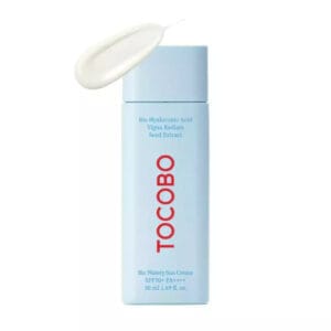 Tocobo Bio Watery αντηλιακή κρέμα προσώπου SPF50 με ελαφριά υφή και vegan σύνθεση για ενυδάτωση και προστασία από τον ήλιο