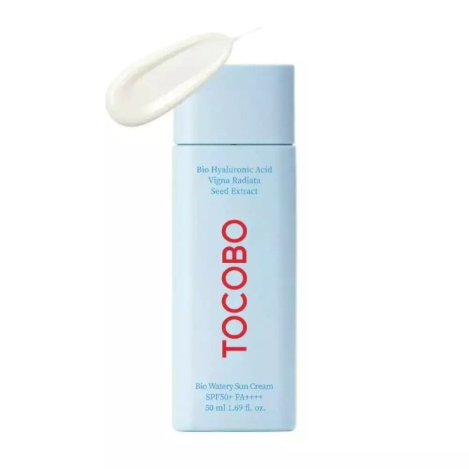 Tocobo Bio Watery Αντηλιακή Κρέμα Προσώπου SPF50 50ml Tocobo Bio Watery αντηλιακή κρέμα προσώπου SPF50 με ελαφριά υφή και vegan σύνθεση για ενυδάτωση και προστασία από τον ήλιο