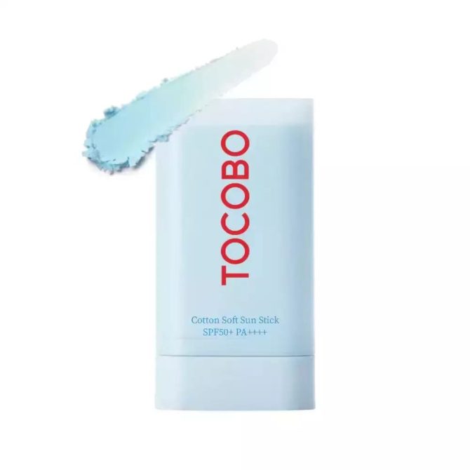 Tocobo Cotton Soft Αντηλιακό Stick Προσώπου SPF50 19g Tocobo Cotton Soft αντηλιακό stick προσώπου με SPF50, vegan σύνθεση και ματ φινίρισμα για καθημερινή προστασία από τον ήλιο