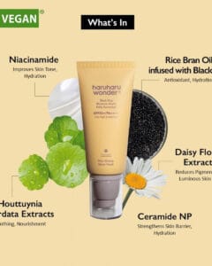 Haruharu Black Rice Pure Mineral Sunscreen SPF50+ 50ml