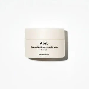 ABIB Rice Probiotics Overnight Mask Barrier Jelly 80ml για ενυδάτωση και ενίσχυση φραγμού επιδερμίδας