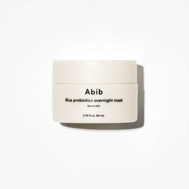 ABIB Rice Probiotics Overnight Mask Barrier Jelly 80ml για ενυδάτωση και ενίσχυση φραγμού επιδερμίδας