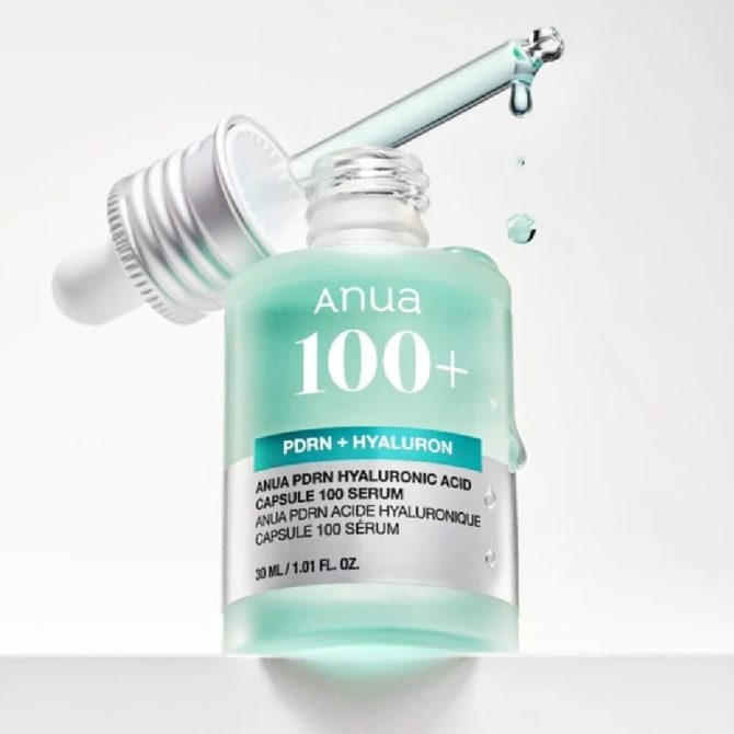 anua pdrn hyaluronic acid capsule 100 serum Anua PDRN Hyaluronic Acid Capsule 100 Serum Προϊόν Ορός προσώπου με PDRN και Υαλουρονικό Οξύ για ενυδάτωση και λάμψη