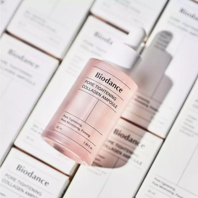Biodance Pore Tightening Collagen Serum Προϊόν Αντιγηραντικός ορός προσώπου με Collagen και Peptides για σύσφιξη και ενυδάτωση