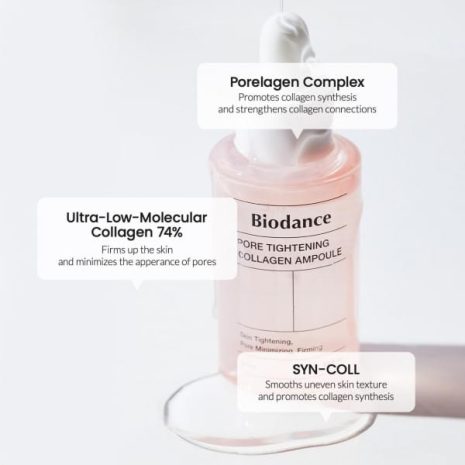 biodance pore tightening collagen serum Biodance Pore Tightening Collagen Serum Προϊόν Αντιγηραντικός ορός προσώπου με Collagen και Peptides για σύσφιξη και ενυδάτωση