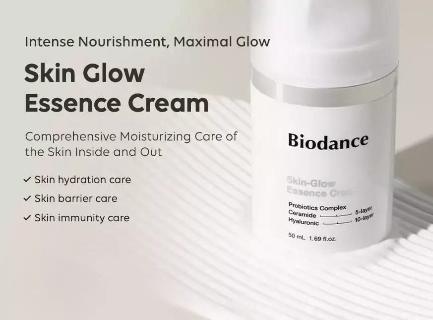 biodance skin glow cream Biodance Skin Glow Cream Προϊόν Ενυδατική κρέμα προσώπου με Niacinamide και Υαλουρονικό Οξύ για λάμψη και έλεγχο της ακμής