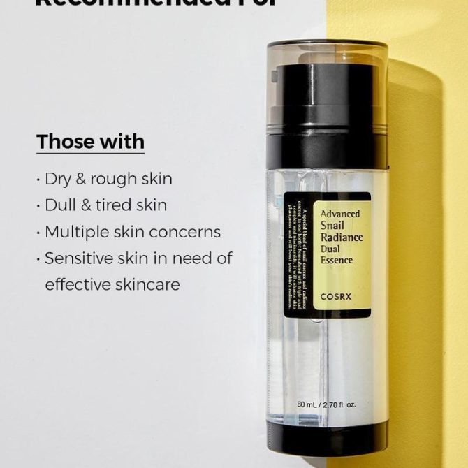 COSRX Advanced Snail Radiance Dual Essence COSRX Advanced Snail Radiance Dual Essence 80ml ενυδατικό brightening essence
