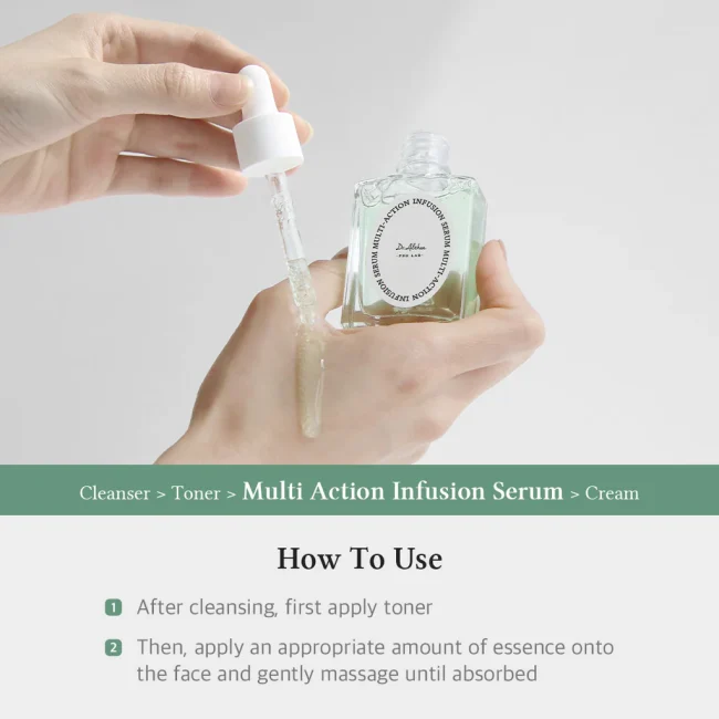 Dr Althea Multi Action Infusion Serum 30ml ενυδατικός ορός προσώπου με υαλουρονικό και niacinamide