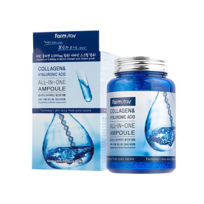 Farm Stay Collagen & Hyaluronic Acid Ampoule 250 ml