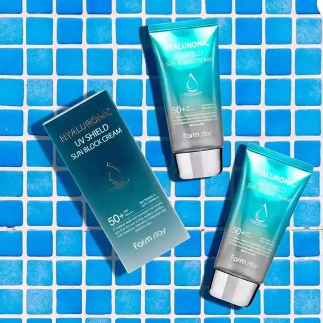 farm-stay-hyaluronic-uv-shield (2) Farm Stay Hyaluronic UV Shield SPF50 - Αντηλιακή κρέμα προσώπου με υαλουρονικό οξύ