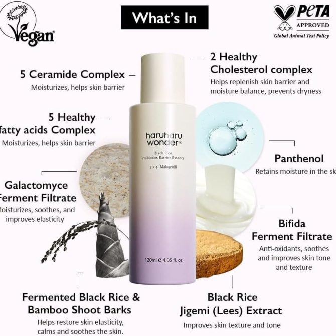Haruharu Wonder Black Rice Probiotics Barrier Essence Haruharu Wonder Black Rice Probiotics Barrier Essence 120ml essence ενυδάτωσης