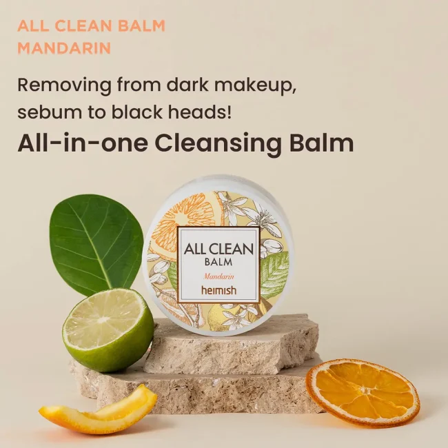 Heimish All Clean Balm Mandarin 120ml Heimish All Clean Balm Mandarin vegan cleansing balm 120ml