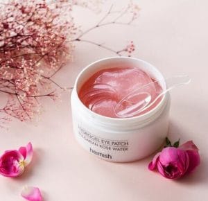 Heimish Bulgarian Rose Eye Patches Προϊόν Μάσκες ματιών με ροδόνερο Βουλγαρίας για ενυδάτωση και λάμψη