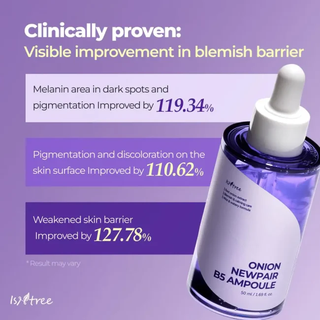 Isntree Onion Newpair B5 Ampoule ενυδατική ampoule λάμψης