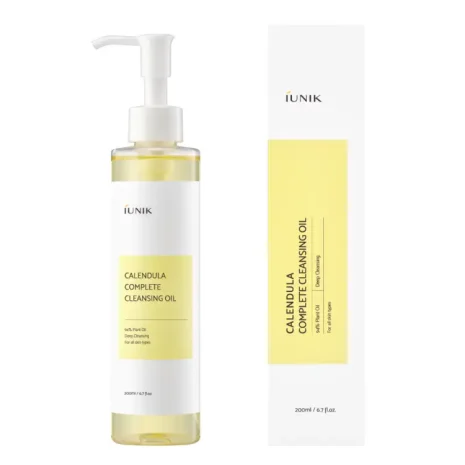 iUNIK Calendula Complete Cleansing Oil 200ml λάδι καθαρισμού προσώπου