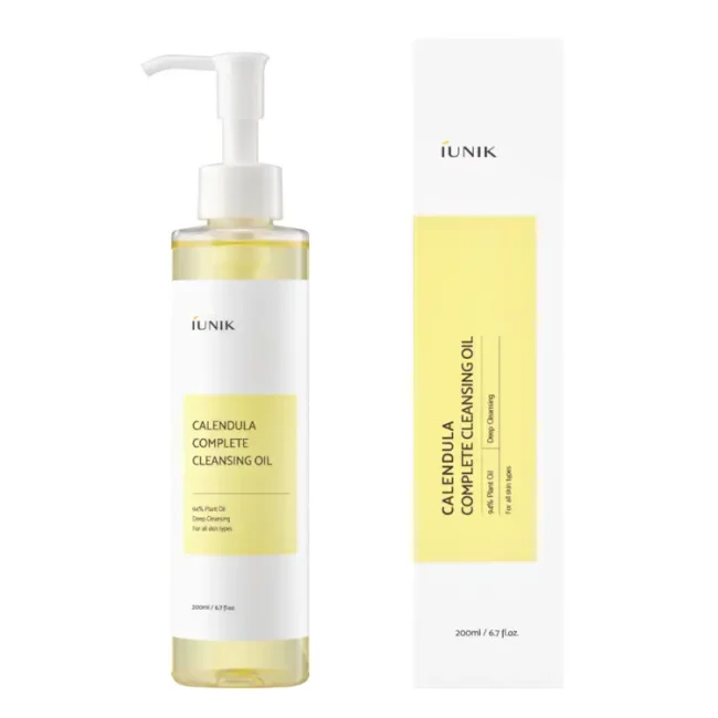 iUNIK Calendula Complete Cleansing Oil 200ml λάδι καθαρισμού προσώπου