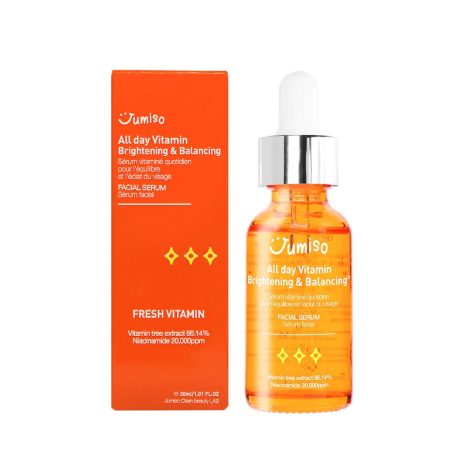 jumiso all day vitamin brightening balancing serum Jumiso All Day Vitamin Brightening & Balancing Serum Προϊόν Ορός προσώπου με Βιταμίνη C και Centella Asiatica για λάμψη