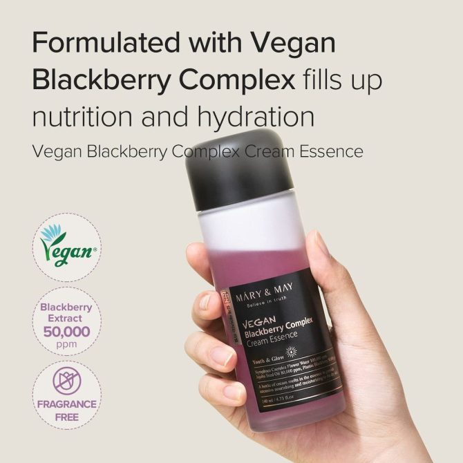 Mary & May Blackberry Complex Cream Essence Mary & May Blackberry Complex Cream Essence 140ml cream essence ενυδάτωσης
