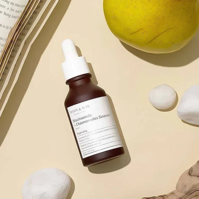 Mary & May Niacinamide Chaenomeles Sinensis Serum ορός λάμψης