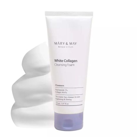 Mary & May Cleanser Packaging | Συσκευασία Mary & May White Collagen