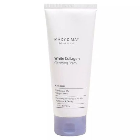 Mary & May White Collagen Cleanser 150ml | Αφρός καθαρισμού Mary & May White Collagen