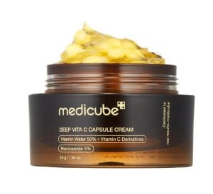 Κρέμα προσώπου Medicube Deep Vita C Capsule Light για λάμψη & πανάδες