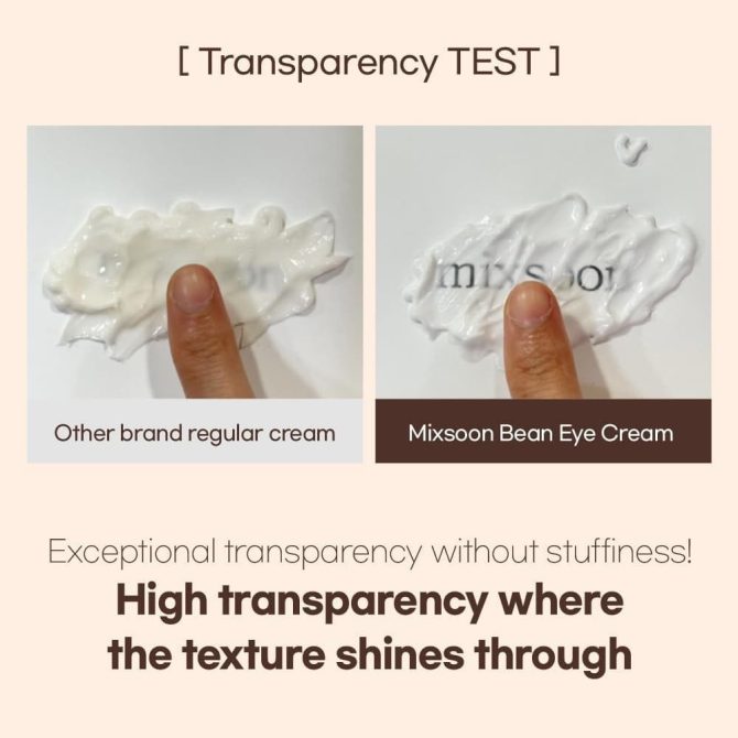 Mixsoon Bean Eye Cream Προϊόν Κρέμα ματιών με εκχύλισμα φασολιών και κολλαγόνο για ενυδάτωση και μείωση μαύρων κύκλων