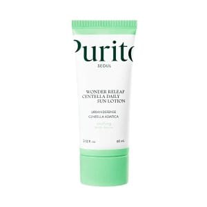 Purito Wonder Releaf Centella Daily Sun Lotion Προϊόν Αντηλιακή λοσιόν προσώπου με Centella Asiatica και SPF50