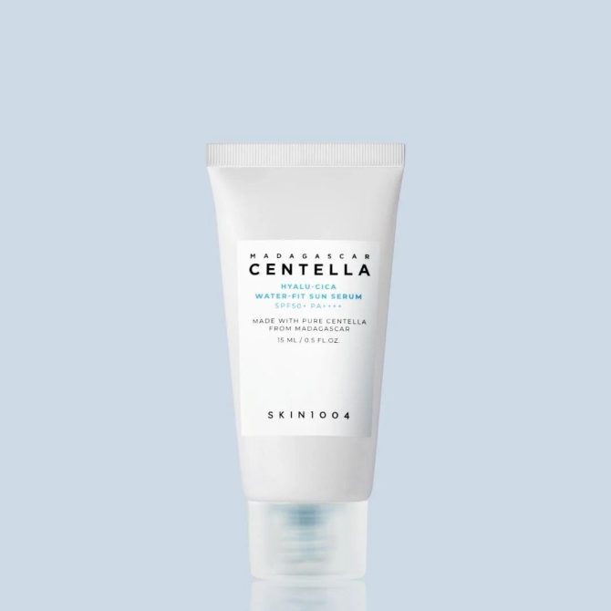 skin1004 anti aging serum spf50 Skin1004 Anti-Aging Serum SPF50 Προϊόν Ορός προσώπου με Centella Asiatica και Υαλουρονικό Οξύ για αντιγήρανση και αντηλιακή προστασία