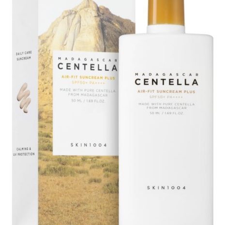 skin1004 air fit plus mineral sun cream Skin1004 Air-Fit Plus Mineral Sun Cream Προϊόν Αντηλιακή κρέμα προσώπου με Centella Asiatica και Niacinamide για προστασία και ματ φινίρισμα