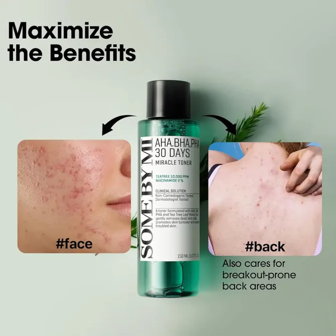 some-by-mi-aha-bha-pha-30-days-miracle-toner-150ml (2) Some By Mi AHA BHA PHA 30 Days Miracle Toner λοσιόν απολέπισης για λιπαρό δέρμα 150ml