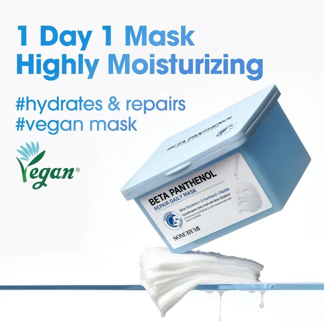 Some By Mi Beta-Panthenol Repair Daily Mask ενυδατικές μάσκες
