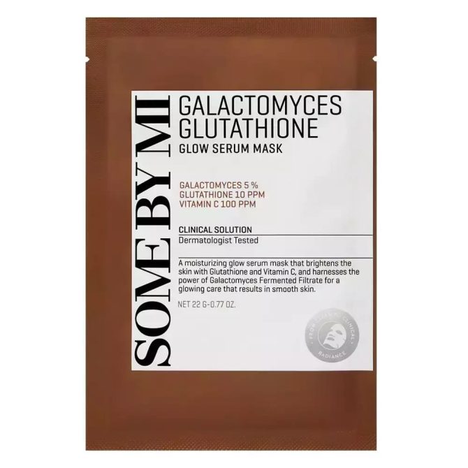 Μάσκα προσώπου Some By Mi Galactomyces Glutathione Glow 22gr