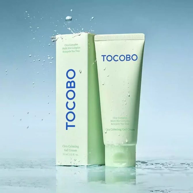 tocobo cica calming gel Tocobo Cica Calming Gel Προϊόν Ενυδατικό και αναπλαστικό gel προσώπου με Centella Asiatica για καταπράυνση και φρεσκάδα