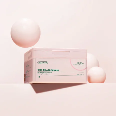 VT Cosmetics Cica Collagen Mask VT Cosmetics Cica Collagen Mask μάσκες προσώπου με κολλαγόνο και centella 30τμχ