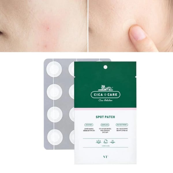 VT Cosmetics Cica Spot Patch 48τμχ VT Cosmetics Cica Spot Patch 48pcs για ακνεϊκή επιδερμίδα