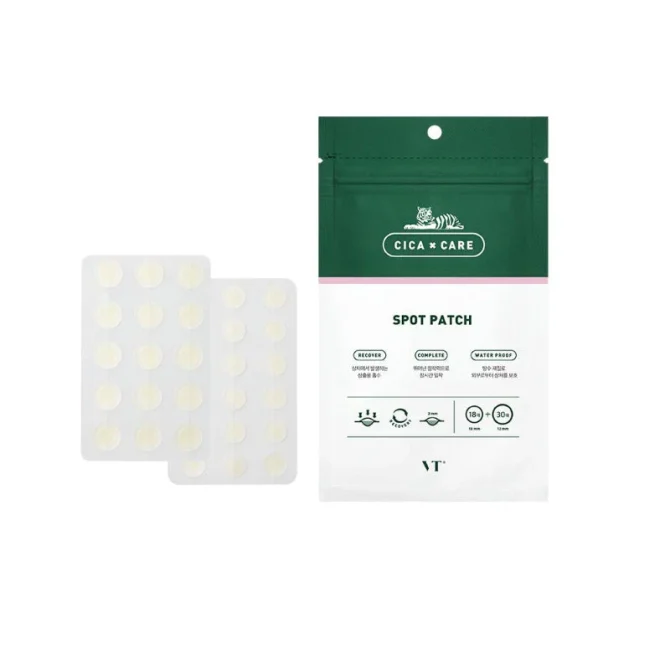 VT Cosmetics Cica Spot Patch 48τμχ VT Cosmetics Cica Spot Patch 48pcs για ακνεϊκή επιδερμίδα