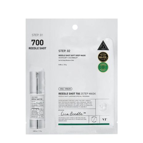 VT Cosmetics Reedle Shot 700 Mask Προϊόν Μάσκα προσώπου για αναζωογόνηση και λείανση