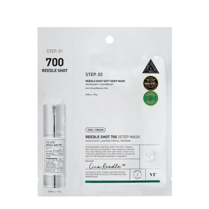 vt-cosmetics-reedle-shot-700-mask VT Cosmetics Reedle Shot 700 Mask Προϊόν Μάσκα προσώπου για αναζωογόνηση και λείανση