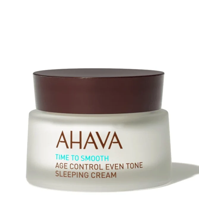 Ahava Time to Smooth Ενυδατική Κρέμα Νυκτός με Βιταμίνη C & Πεπτίδια 50ml
