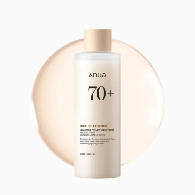 Anua Rice 70 Υγρό Τόνωσης Προσώπου με Υαλουρονικό Οξύ & Παράγωγα Ρυζιού 250ml