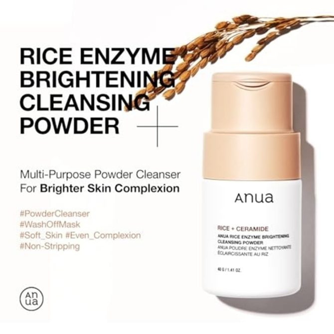 Anua Rice Enzyme Brightening Cleansing Powder 11