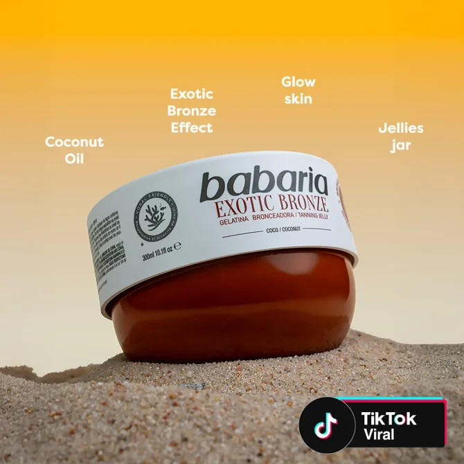 Babaria Exotic Bronze Coconut Oil Tanning Jelly Gel Μαυρίσματος για το Σώμα 300ml