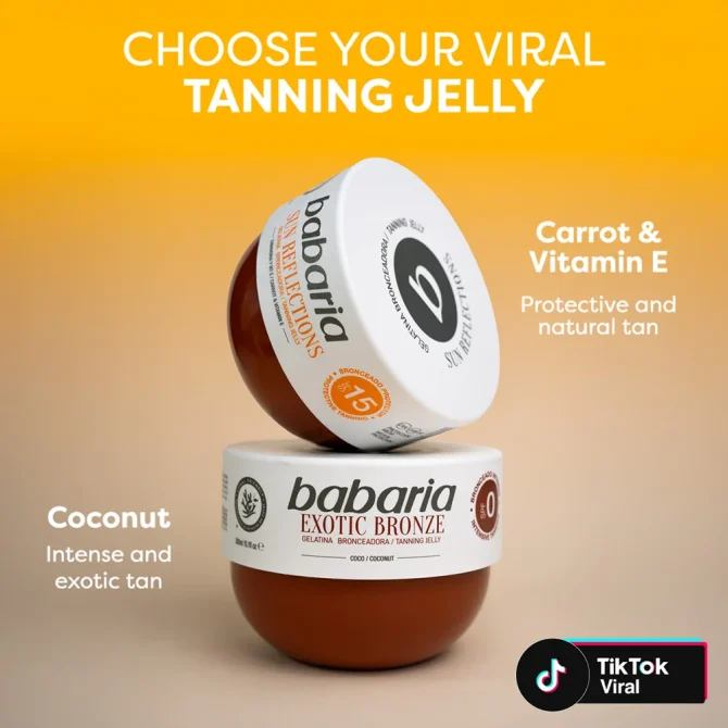 Babaria Exotic Bronze Coconut Oil Tanning Jelly Gel Μαυρίσματος για το Σώμα 300ml