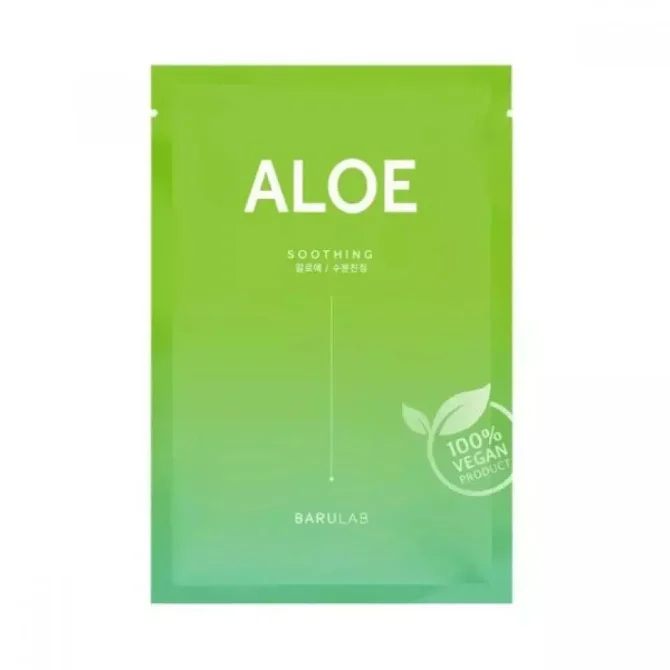 barulab-aloe-sheet-maska-proswpou Barulab Aloe Sheet Μάσκα Προσώπου για Ενυδάτωση και Αναζωογόνηση με Πράσινο Τσάι