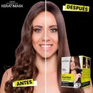 Be Natural Σετ Θεραπείας Μαλλιών με Κερατίνη για Ισιωτική Φριζαρισμένων Μαλλιών - 6τμχ