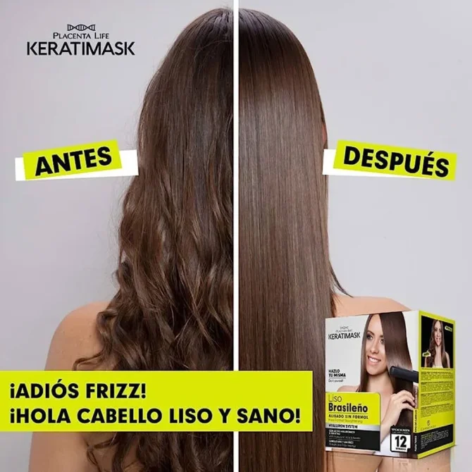 Be Natural Brazilian Keratin Smoothing Set Green 2 Be Natural Σετ Θεραπείας Μαλλιών με Κερατίνη για Ισιωτική Φριζαρισμένων Μαλλιών - 6τμχ