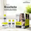Be Natural Σετ Θεραπείας Μαλλιών με Κερατίνη για Ισιωτική Φριζαρισμένων Μαλλιών - 6τμχ